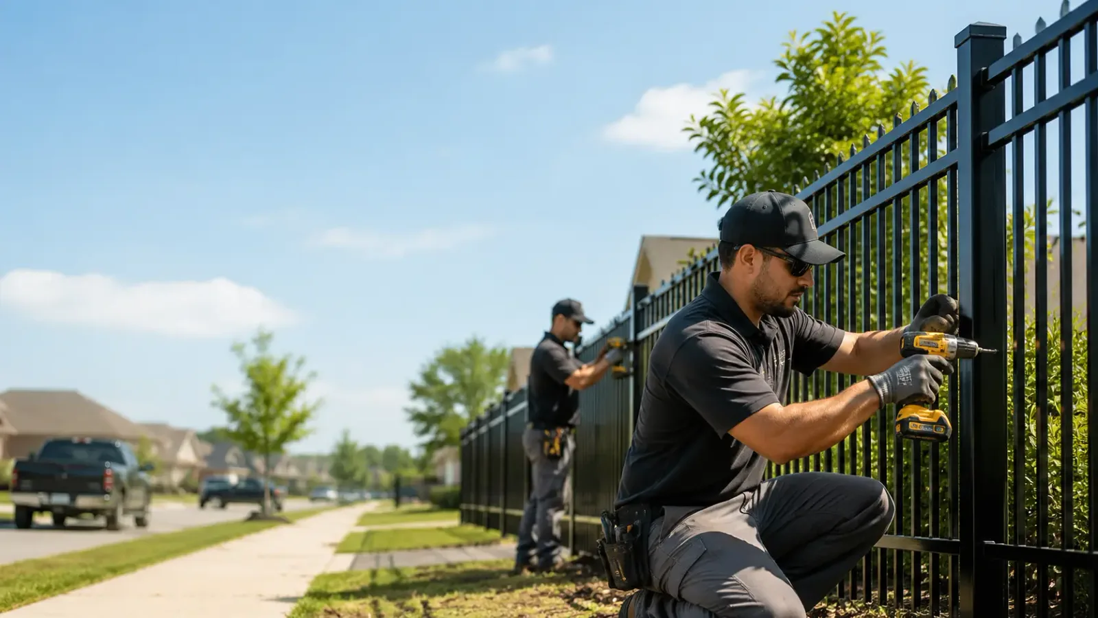 Metal Fence Installation in Romney, IN